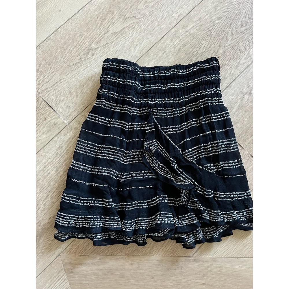 IRO Black and White Mini Skirt